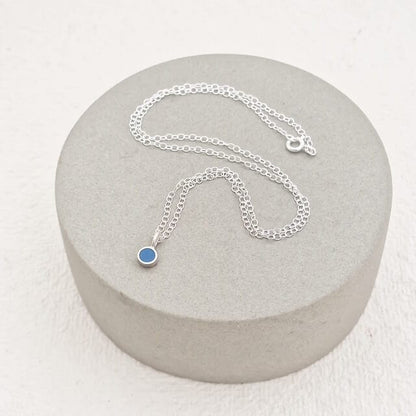 Jewellery Little Dot Pendant - Various Colours 16" Silver Chain homeware shops bristol gift shops bristol Clare Lloyd