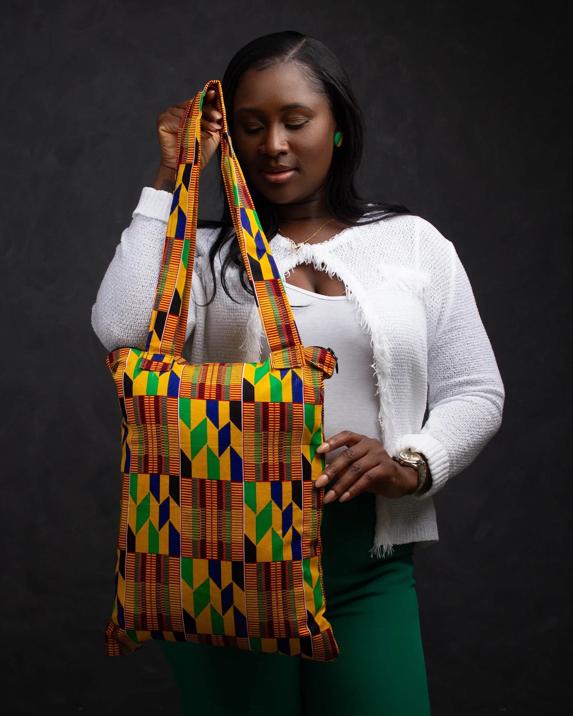 African Print Tote Bag (multiple styles)