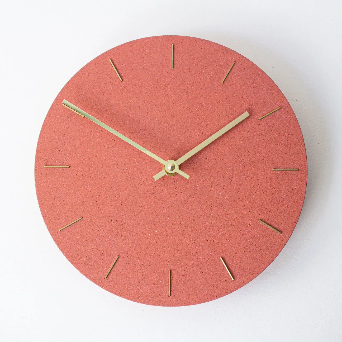Bric Hand-cast Wall Clock  (various colours) homeware shops bristol gift shops bristol Desire North Design