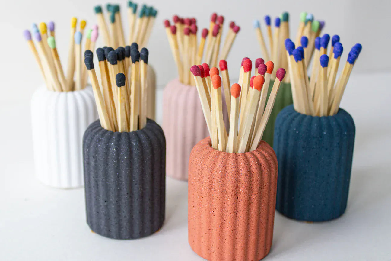 Matches Ribbed Matchstick Holder homeware shops bristol gift shops bristol Desire North Design