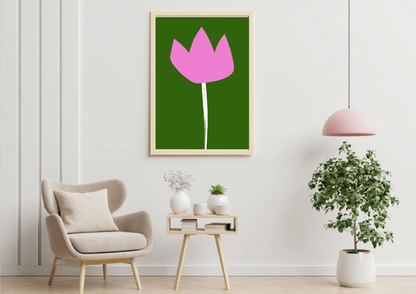 Do It Later Illustration Abstract Flower Giclee Print  - A4 (Various Designs)