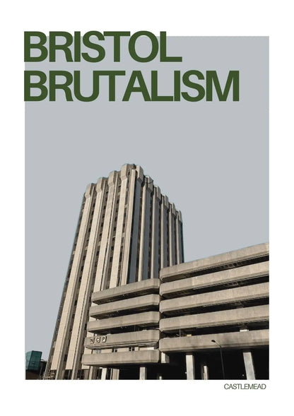 Brutalist Postcard Collection Bristol Brutalist Architecture Postcard Packs homeware shops bristol gift shops bristol Do It Later Illustration
