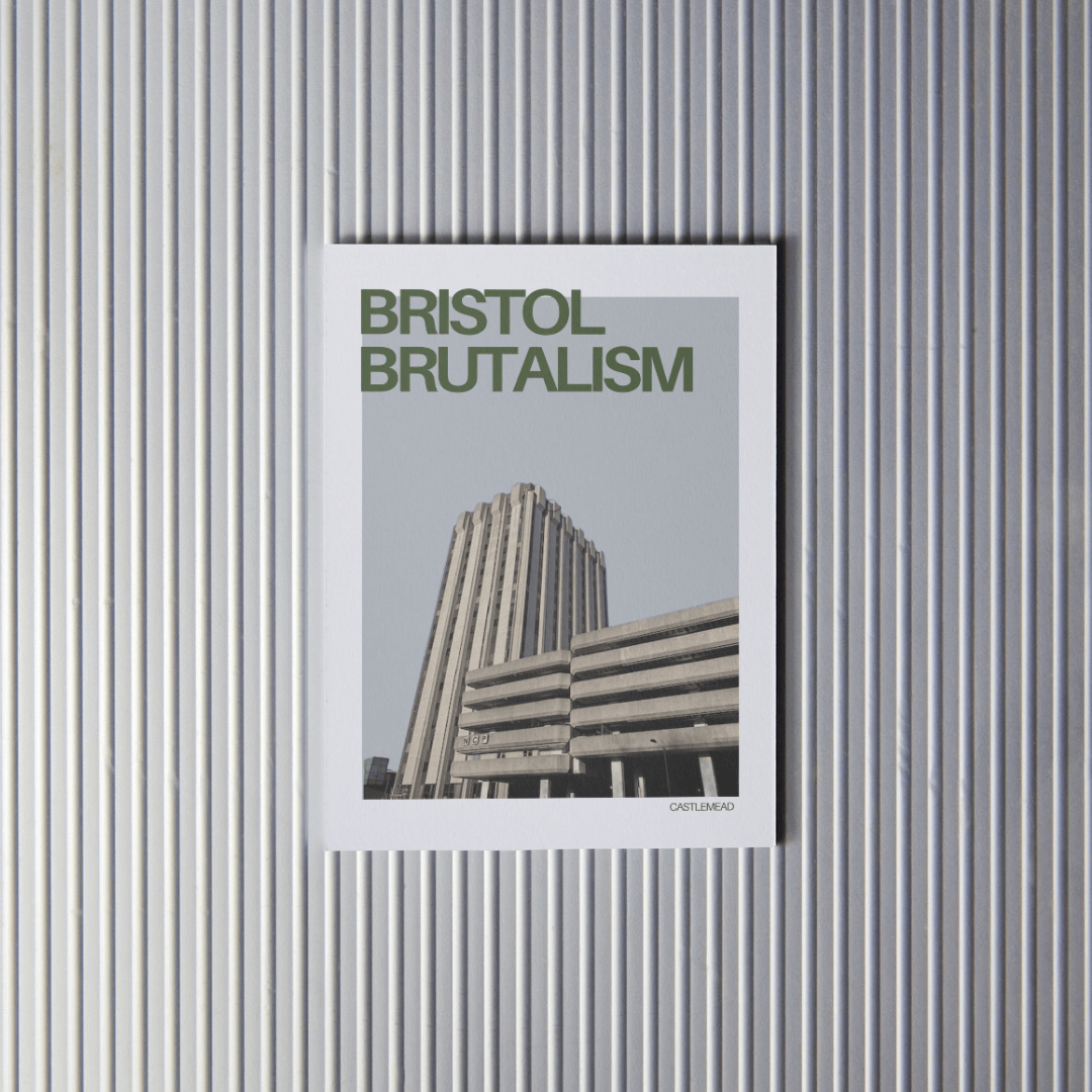 Brutalist Postcard Collection Bristol Brutalist Architecture Postcard Packs homeware shops bristol gift shops bristol Do It Later Illustration