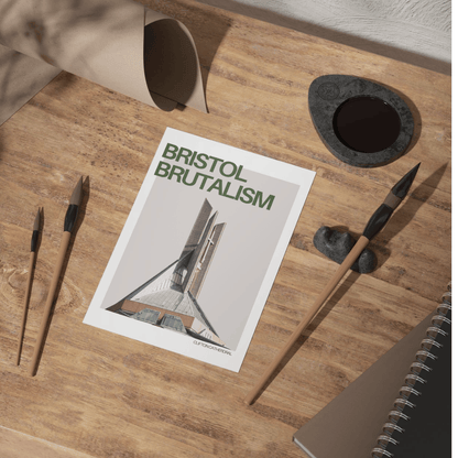Brutalist Postcard Collection Bristol Brutalist Architecture Postcard Packs homeware shops bristol gift shops bristol Do It Later Illustration
