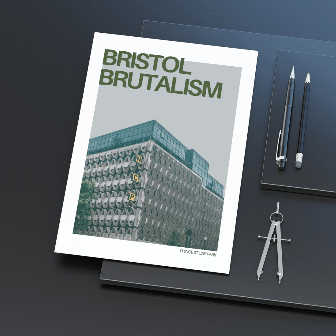 Brutalist Postcard Collection Bristol Brutalist Architecture Postcard Packs homeware shops bristol gift shops bristol Do It Later Illustration