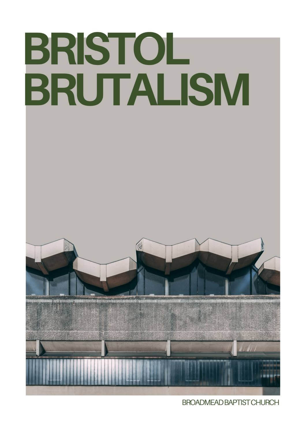 Brutalist Postcard Collection Bristol Brutalist Architecture Postcard Packs homeware shops bristol gift shops bristol Do It Later Illustration