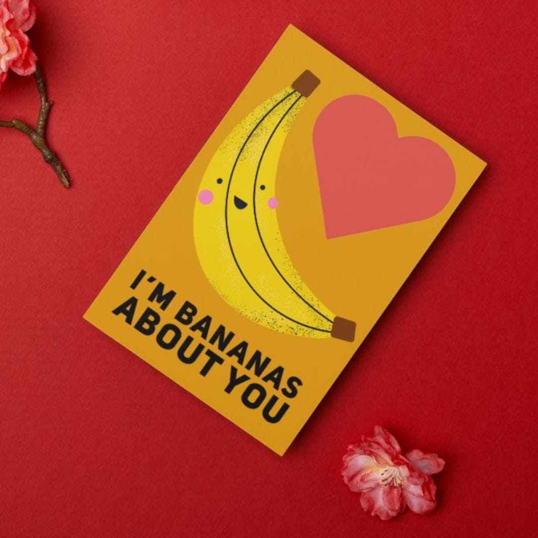 Greetings Card Bananas - greeting card homeware shops bristol gift shops bristol Do It Later Illustration