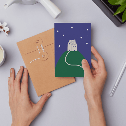 Greetings Card House on Hill Greetings Card homeware shops bristol gift shops bristol Do It Later Illustration