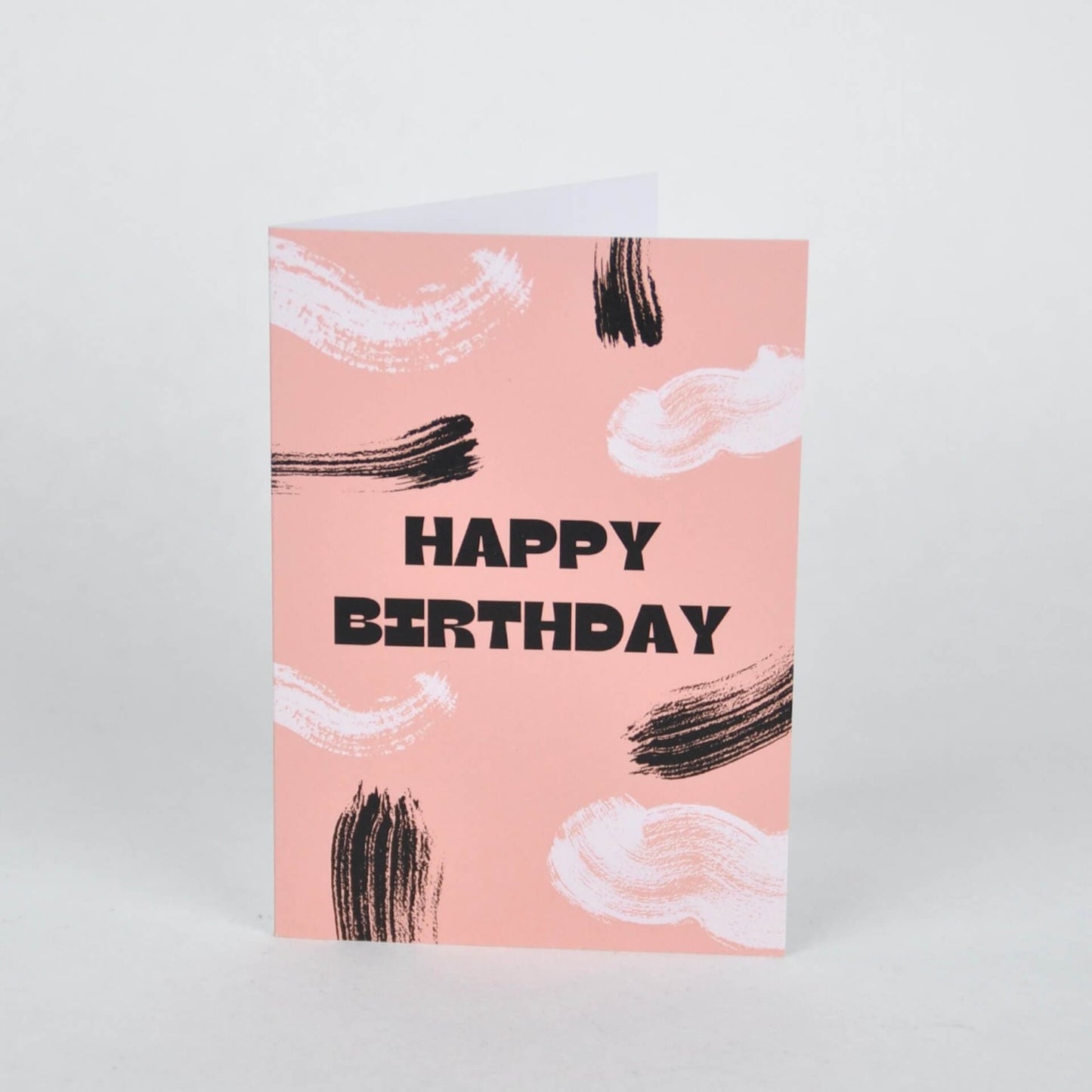 Do It Later Illustration Pink Birthday Greeting Card