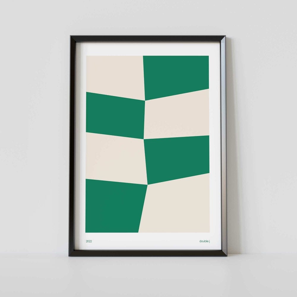 Prints Dont Trust your Eyes (green) A3 homeware shops bristol gift shops bristol Double j