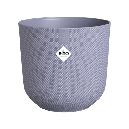 Elho Lavender Lilac Recycled Plastic Plant Pot - Jazz Round (multiple sizes)