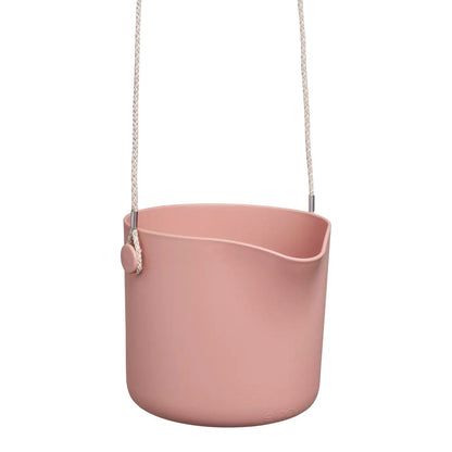 Elho Plant Pots Recycled Plastic Hanging Plant Pot -  'b.for swing ' in Delicate Pink