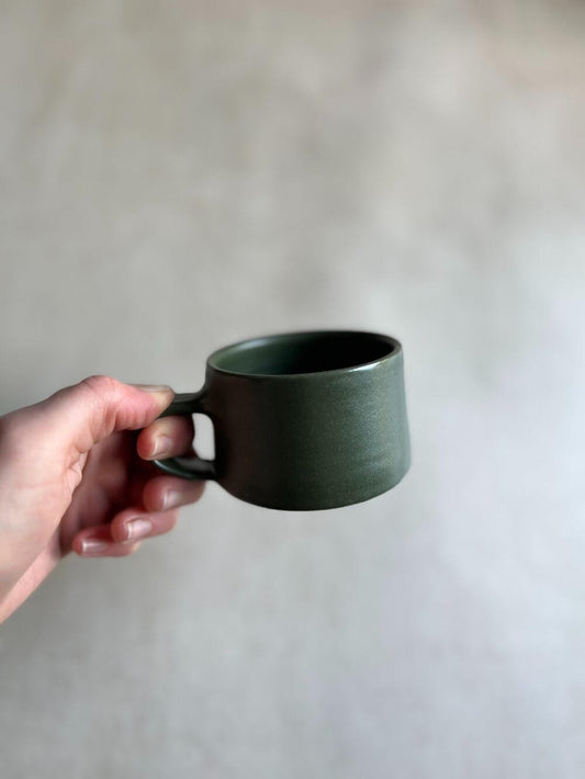 Finnerty Ceramics Espresso Mug in Moss