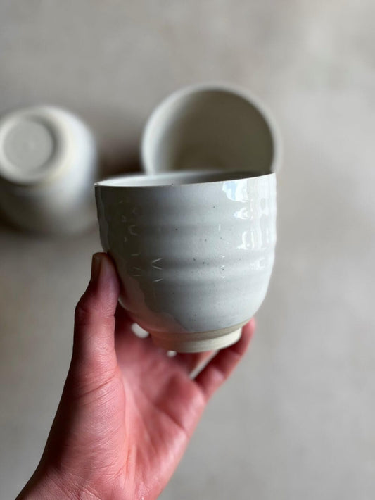 Finnerty Ceramics Footed Coffee Cup - Two Colours