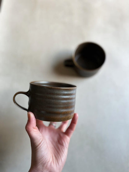 Finnerty Ceramics Mug Coffee Mug  - Wide (in various glazes)