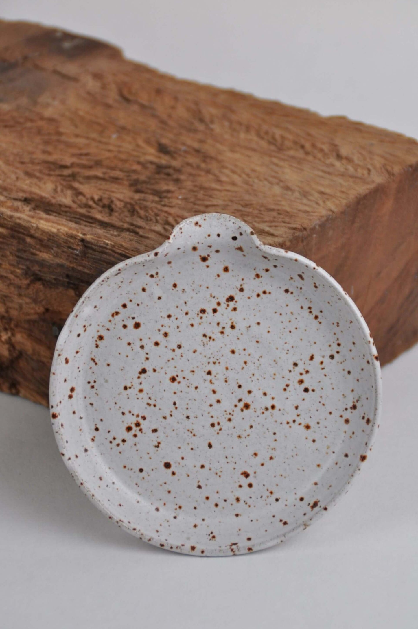 Finnerty Ceramics Speckled Ceramic Spoon Rest