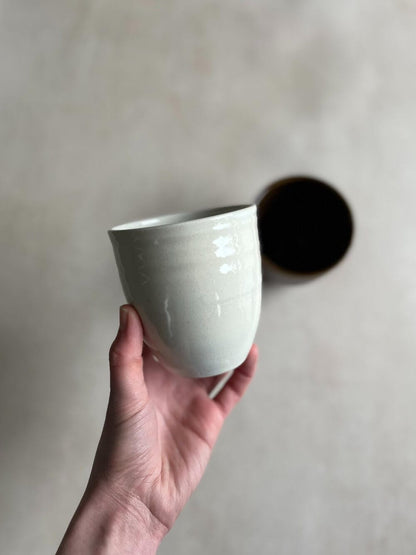 Finnerty Ceramics Tall Coffee Cup - Two Colours