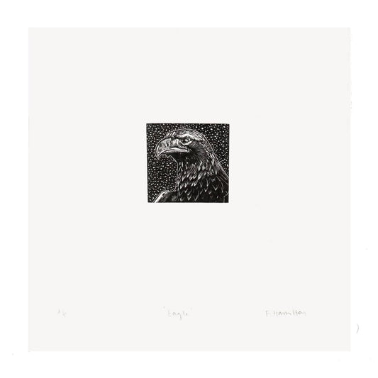 Bird Print Eagle- wood engraving homeware shops bristol gift shops bristol Fiona Hamilton
