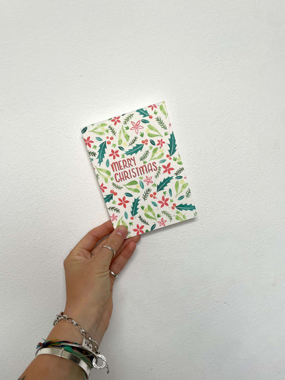 Greetings Card Christmas Pattern Plantable Christmas Seed Card - Various Designs homeware shops bristol gift shops bristol Flower Girl Studios