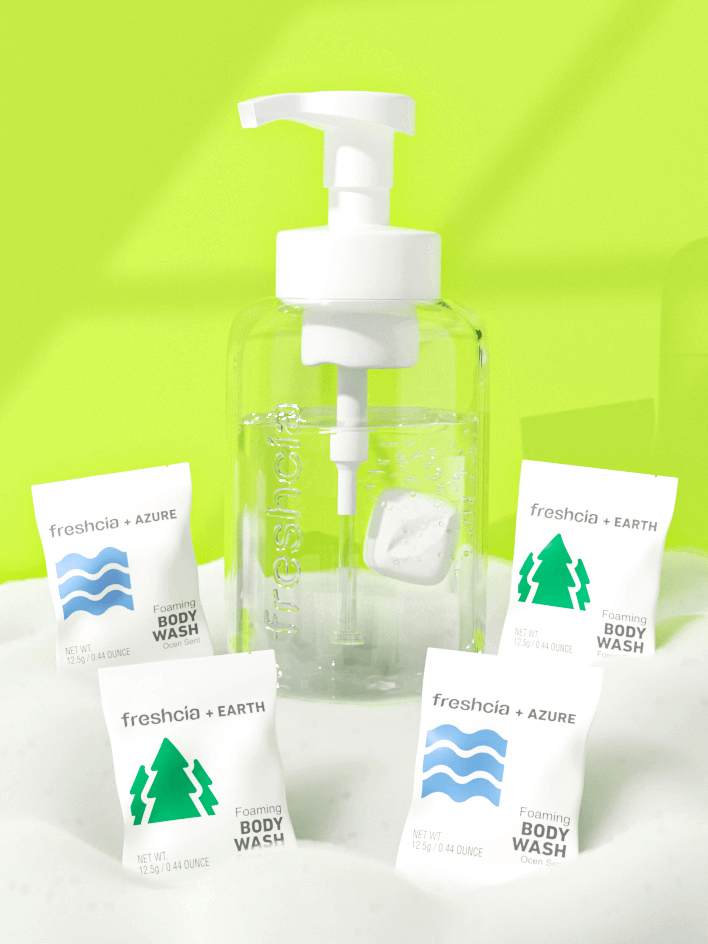 Foaming Body Wash Starter Kit homeware shops bristol gift shops bristol Freshcia