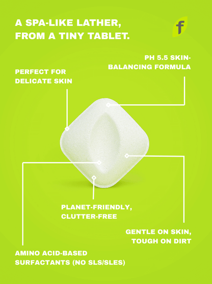 Foaming Body Wash Tablet Body Wash Refill Packs homeware shops bristol gift shops bristol Freshcia