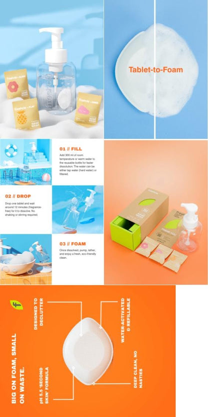 Hand Wash Kit Foaming Hand Wash Starter Kit homeware shops bristol gift shops bristol Freshcia