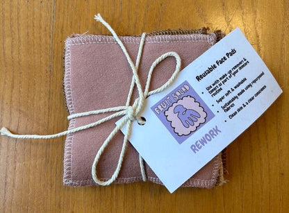 Reusable Face Pads Square Reusable Face Pads - Pink homeware shops bristol gift shops bristol Fruit Salad