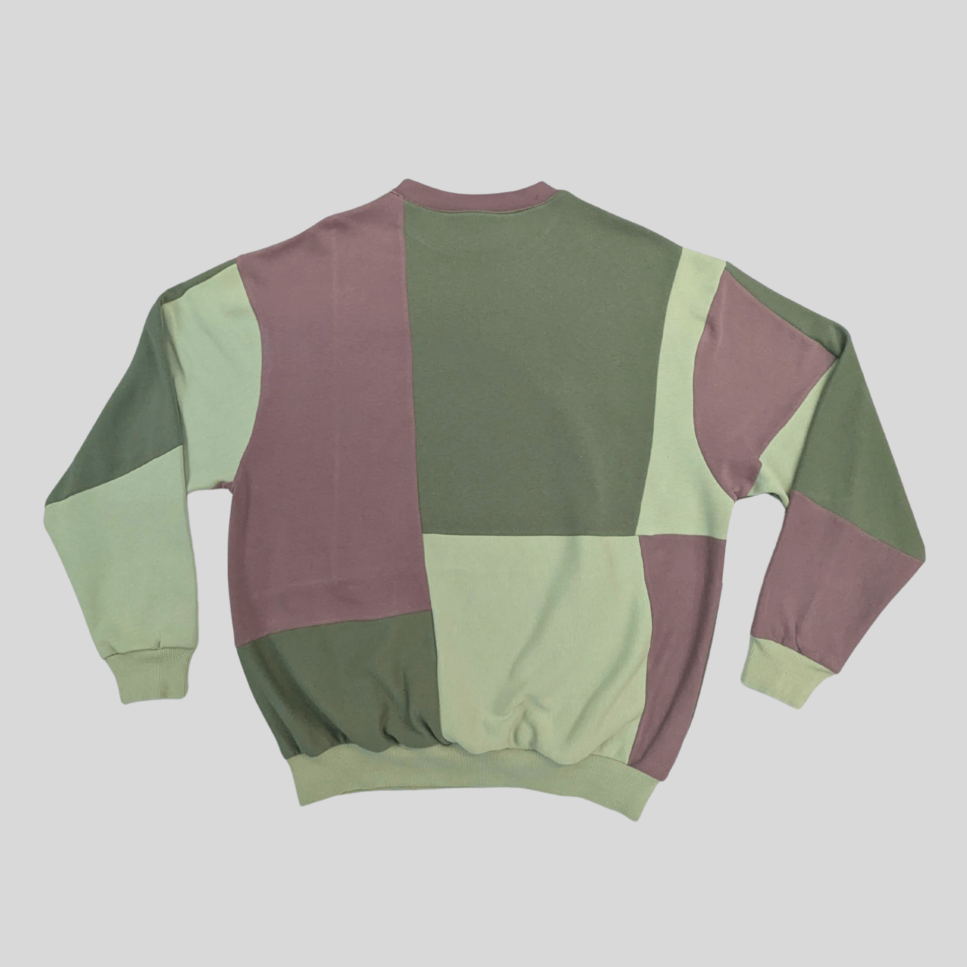 Rework Sweatshirt Large Sustainable Rework Sweatshirt - Green Tea, Moss Green & Brown homeware shops bristol gift shops bristol Fruit Salad