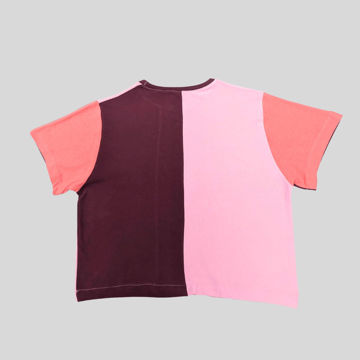 Sustainable T-shirt Medium Wine, Pink & Coral Sustainable Boxy T-shirt homeware shops bristol gift shops bristol Fruit Salad