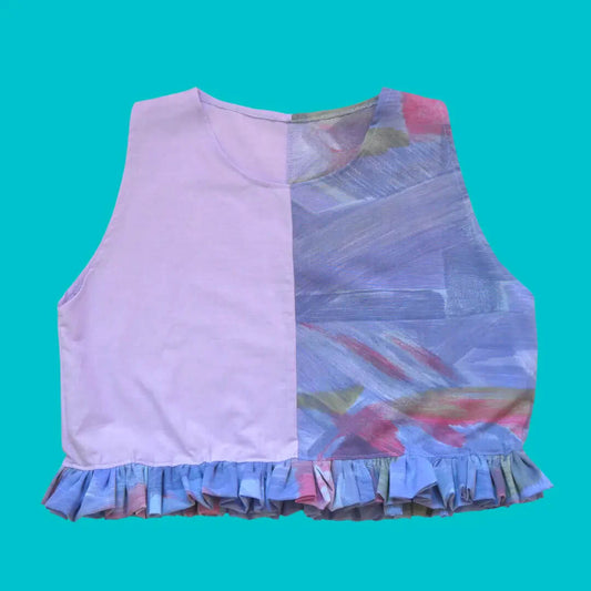 Sustainable Vest Medium Frill Vest- Degas homeware shops bristol gift shops bristol Fruit Salad
