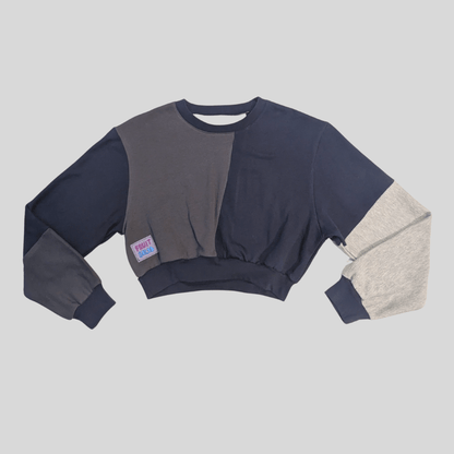 Sweatshirt Medium Sustainable Cropped Sweatshirt  - Midnight homeware shops bristol gift shops bristol Fruit Salad