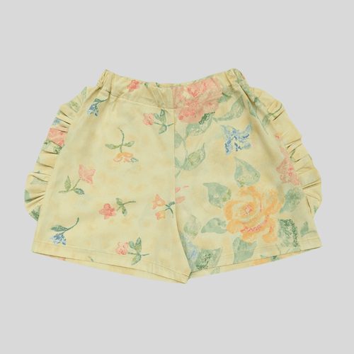 Vintage Shorts Cottagecore Frill Shorts Reworked Shorts homeware shops bristol gift shops bristol Fruit Salad