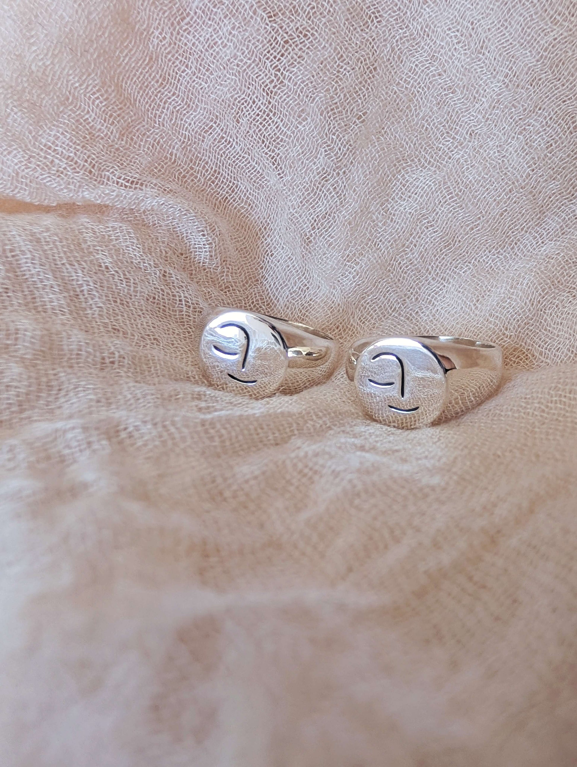‘Luna Signet Ring'  - Silver Ring (various sizes) homeware shops bristol gift shops bristol Honey Coast Studio