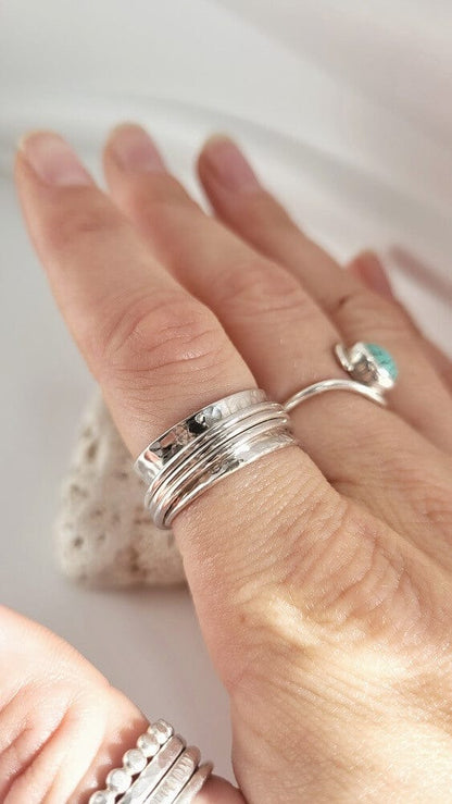 Silver Ring ‘Spinner Ring’ - Silver Ring (various sizes) homeware shops bristol gift shops bristol Honey Coast Studio