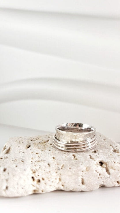 Silver Ring ‘Spinner Ring’ - Silver Ring (various sizes) homeware shops bristol gift shops bristol Honey Coast Studio