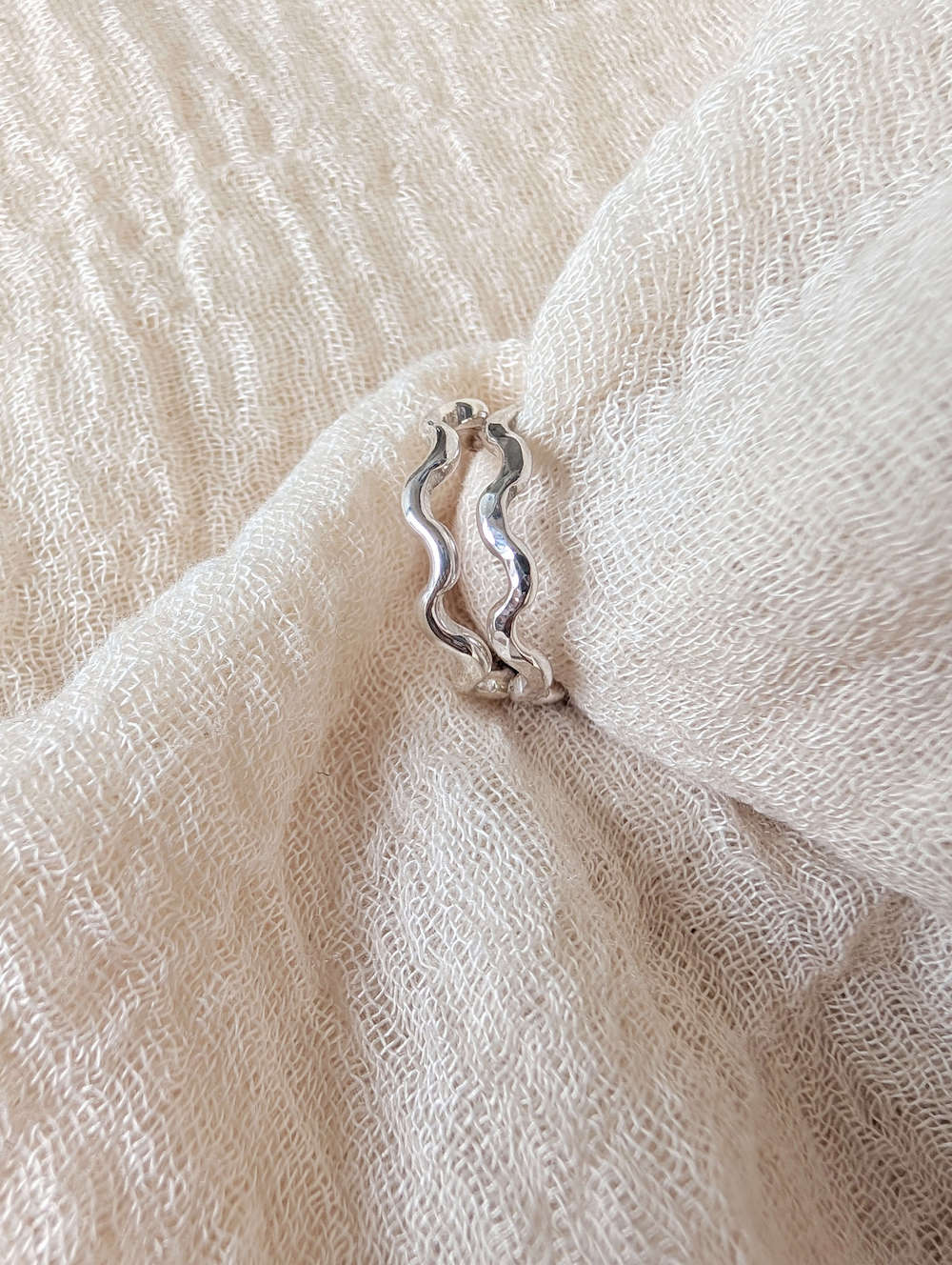 Silver Wave Ring 'Chunky Wave Ring' - Silver Ring (various sizes) homeware shops bristol gift shops bristol Honey Coast Studio