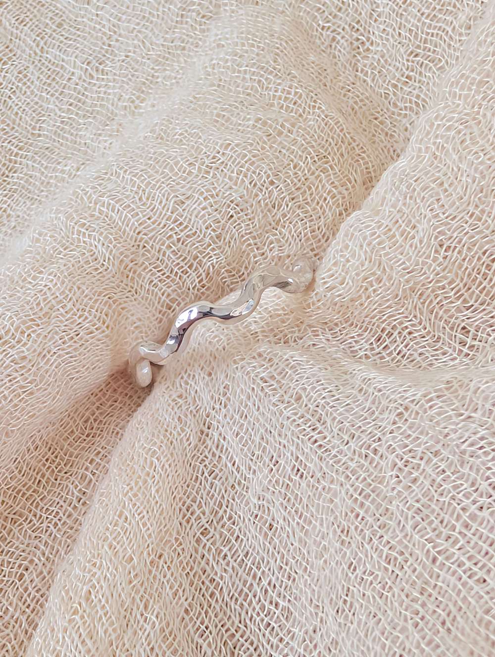 Silver Wave Ring 'Chunky Wave Ring' - Silver Ring (various sizes) homeware shops bristol gift shops bristol Honey Coast Studio