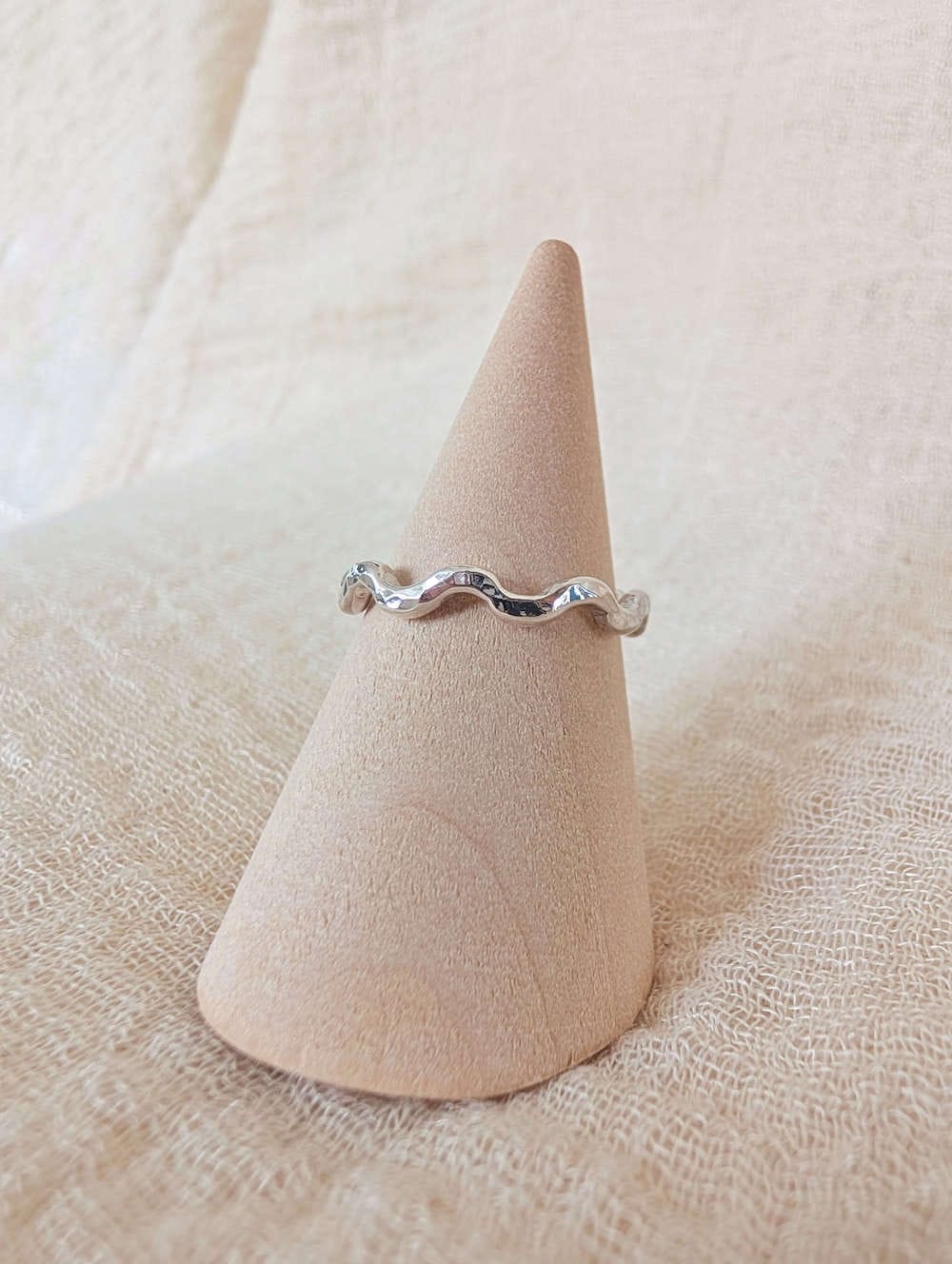 Silver Wave Ring 'Chunky Wave Ring' - Silver Ring (various sizes) homeware shops bristol gift shops bristol Honey Coast Studio