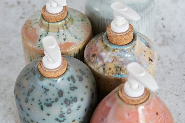 Handmade Soap Dispenser Ceramic Soap Dispenser (Various Glazes) homeware shops bristol gift shops bristol Howies Ceramics