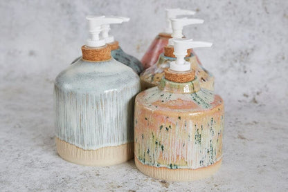 Handmade Soap Dispenser Ceramic Soap Dispenser (Various Glazes) homeware shops bristol gift shops bristol Howies Ceramics