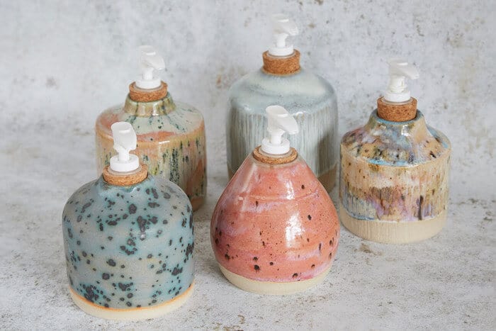Handmade Soap Dispenser Ceramic Soap Dispenser (Various Glazes) homeware shops bristol gift shops bristol Howies Ceramics