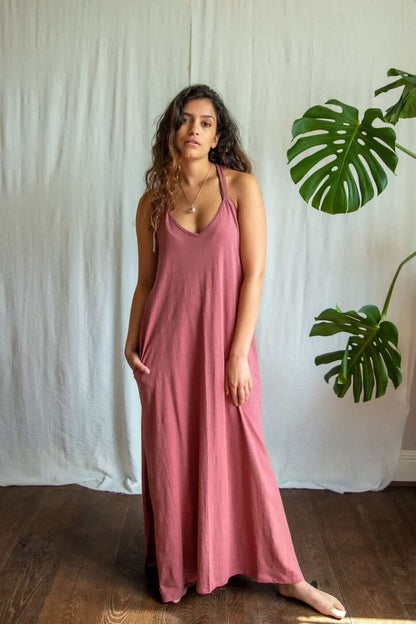 Dress Pink Bamboo Dress (Various Colours) homeware shops bristol gift shops bristol Inka Free