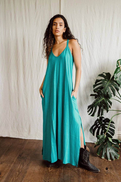 Dress Turquoise Bamboo Dress (Various Colours) homeware shops bristol gift shops bristol Inka Free