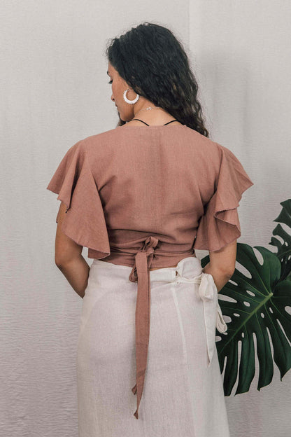 Tops Inka Wrap Top (Various Colours) UK 6-14 homeware shops bristol gift shops bristol Inka Free