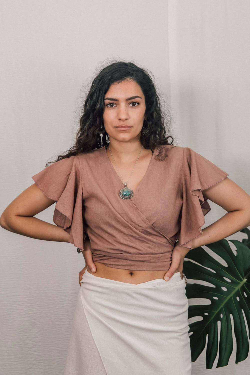 Tops Inka Wrap Top (Various Colours) UK 6-14 homeware shops bristol gift shops bristol Inka Free