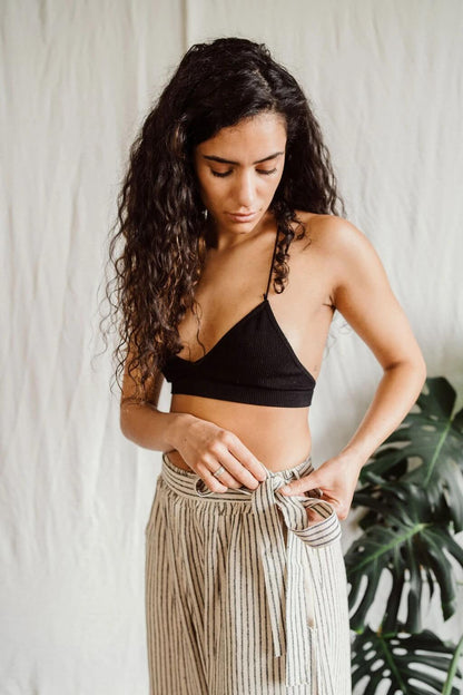 Trousers Inka Harem Trousers - Striped Blue & white - UK 8-14 homeware shops bristol gift shops bristol Inka Free