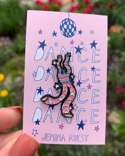 Dancing Queen Badge Dancing Queen Pin Badges homeware shops bristol gift shops bristol Jemima Ruby