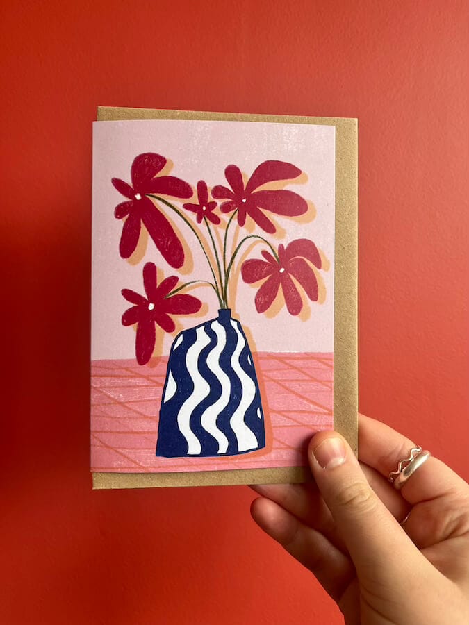 Greetings Card Posy Posy Greetings Card (Various Designs) homeware shops bristol gift shops bristol Jemima Ruby