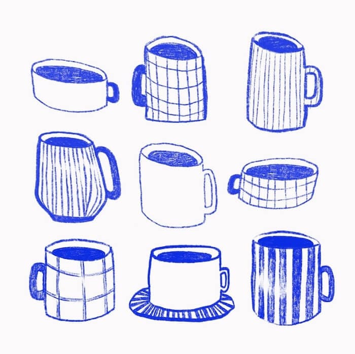 Illustration Prints Tea Time A5 Print homeware shops bristol gift shops bristol Jemima Ruby