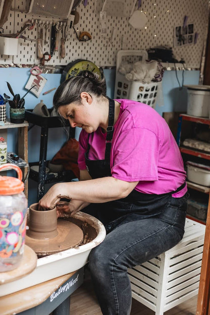 Salt Pig Hand Thrown Salt Pig homeware shops bristol gift shops bristol Jen Makes Pots
